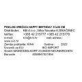 POKLON VREĆICA HAPPY BIRTHDAY 31x26 CM