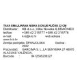 TAVA EMAJLIRANA NISKA S DVIJE RUČKE 32 CM