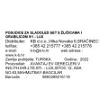 POSUDICE ZA SLADOLED SET S ŽLIČICAMA I GRABILICOM 9/1 - LUX