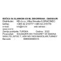 BOČICA SA SLAMKOM 430 ML DEKORIRANA - DINOSAURI