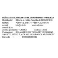 BOČICA SA SLAMKOM 430 ML DEKORIRANA - PRINCEZA