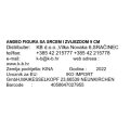 ANĐEO FIGURA SA SRCEM I ZVIJEZDOM 9 CM