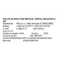 STALAK ZA BOCU PIVE METALNI - ROŠTILJ MAJSTOR 25 CM
