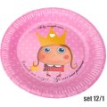 TANJURIĆI PAPIRNATI DJEČJI 18 CM - PRINCEZA 12/1