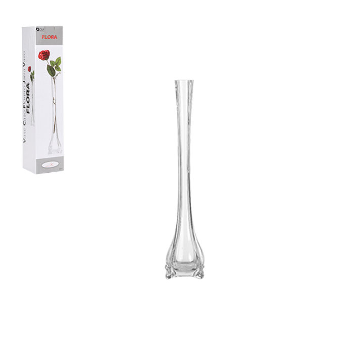 VAZA STAKLENA - FLOWERS 40 CM