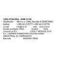 VAZA STAKLENA - GOBI 25 CM