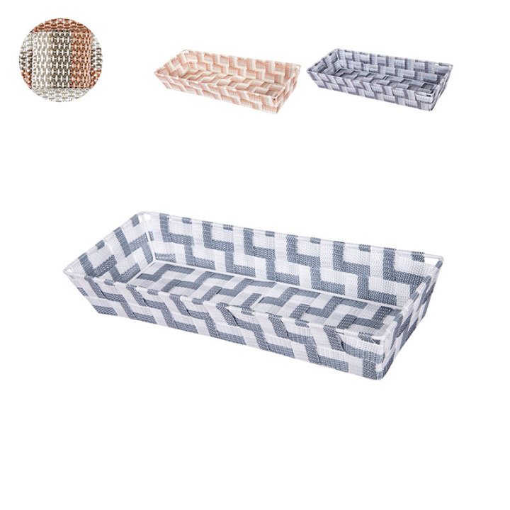 KOŠARICA ZA KRUH ČETVRTASTA DVOBOJNA NYLON 36x16x6 CM