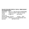 ŠALICE STAKLENE FORTE 2/1 385 ML - ZIMSKI DEKOR KOJI MIJENJA BOJU