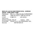 BOCA ZA ULJE SA DOZATOROM 500 ML - KARIRANI DEKOR - HOME SWEET HOME