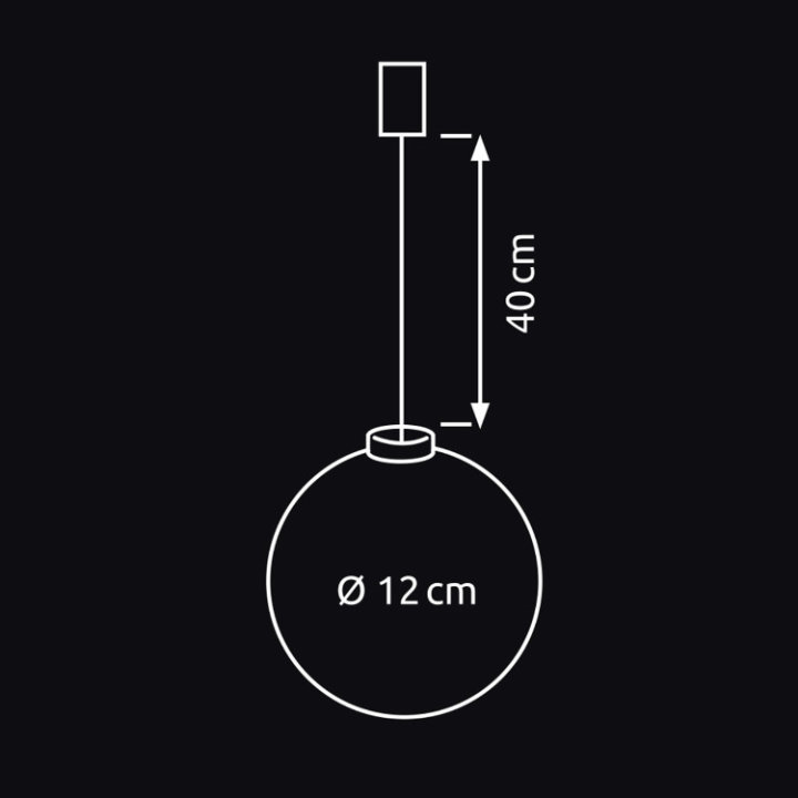 BOŽIĆNA KUGLA PROZIRNA 12 CM S LED ŽARULJICAMA 12/1 NA BATERIJE TOPLO BIJELE