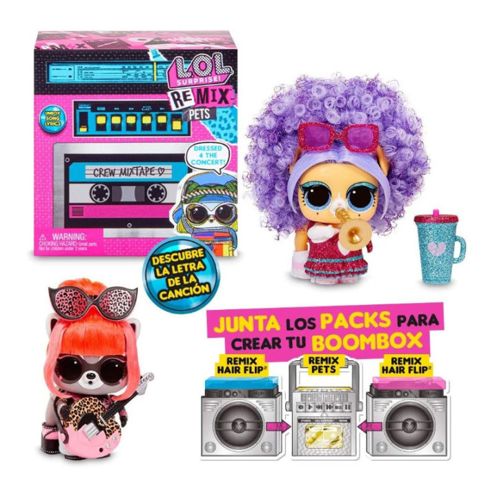 LOL SURPRISE REMIX PETS SET