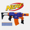 NERF ELITE PUŠKA NA BATERIJE SA SPUŽVASTIM MECIMA 63x38 CM