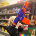 NERF ELITE PUŠKA NA BATERIJE SA SPUŽVASTIM MECIMA 63x38 CM