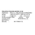 POKLOPAC STAKLENI ANCORA 30 CM