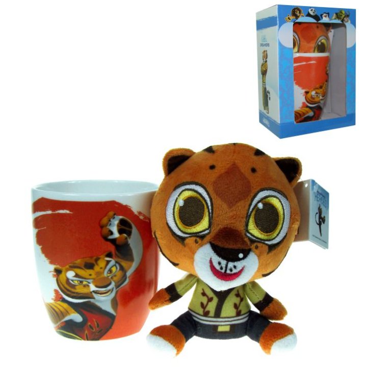 DREAMWORKS JUNACI ŠALICA I PLIŠANI TIGAR - KUNG FU PANDA