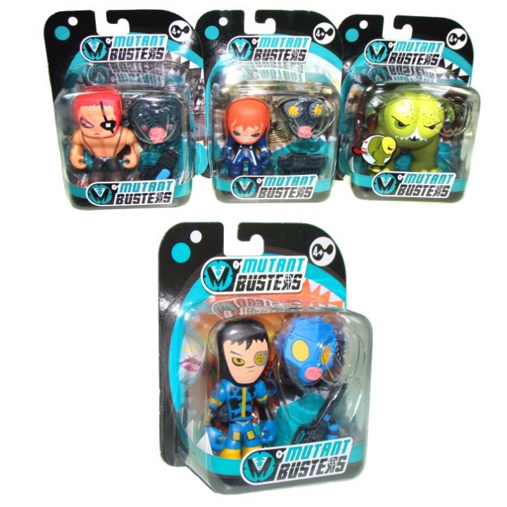 MUTANT BUSTERS FIGURA 8,5 CM - SORT