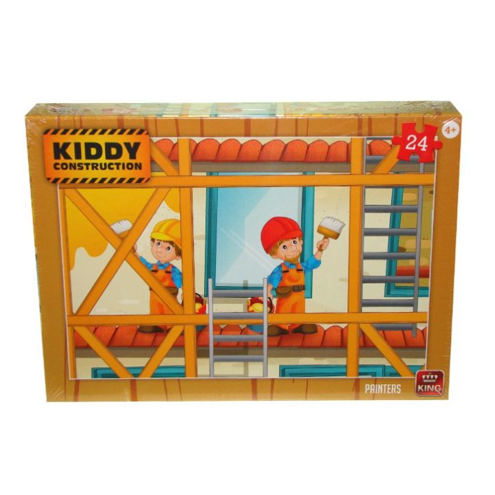 PUZZLE 24 DIJELNE - GRADITELJSKI MOTIV 24x18 CM