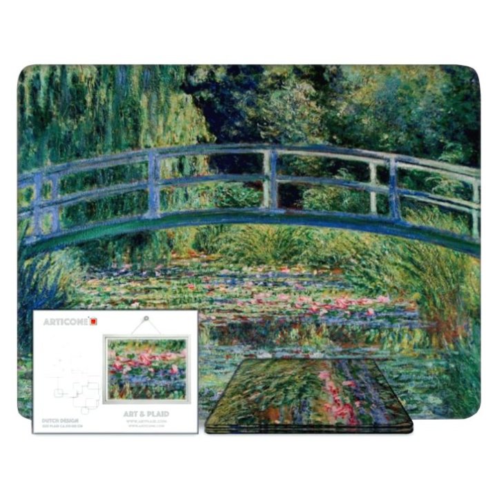 PREKRIVAČ UKRASNI ART & PLAID - SLIKA CLAUD MONET 150 CM