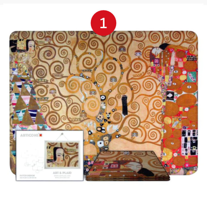 PREKRIVAČ UKRASNI ART & PLAID - SLIKA GUSTAV KLIMT 150 CM