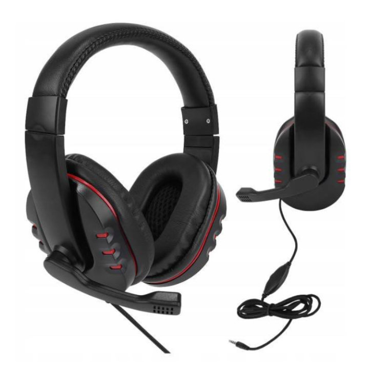 SLUŠALICE S MIKROFONOM PC GAMING - S UKLANJANJEM ŠUMOVA
