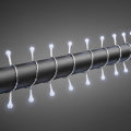 LED LAMPICE ZA BOR OKRUGLE 160/1 VANJSKE / UNUTARNJE HLADNO BIJELE
