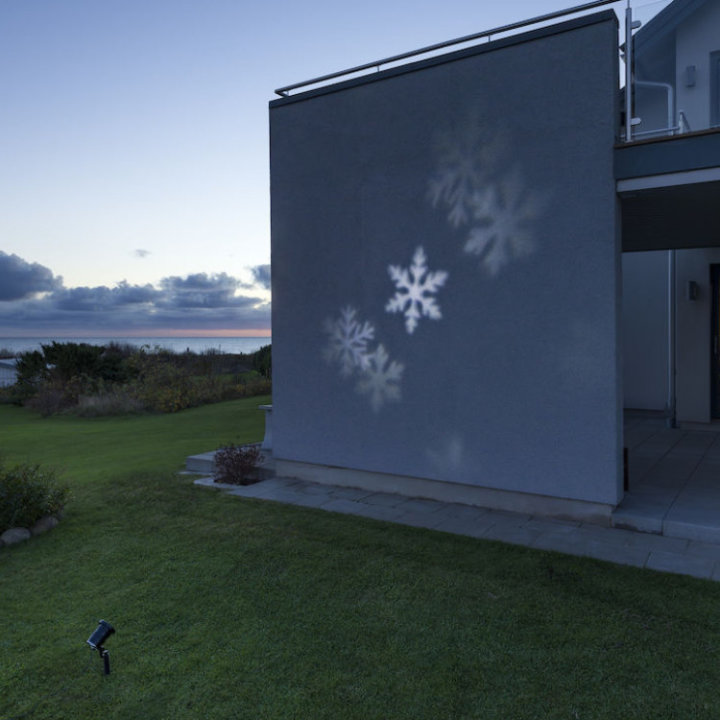 LED PROJEKTOR PAHULJICA ZA ZID VANJSKI 16x10 CM - BIJELO SVJETLO