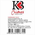 KUGLE ZA BOR 8 CM 6/1 ZLATNE - SJAJ, GLITER, MAT S DEKOROM