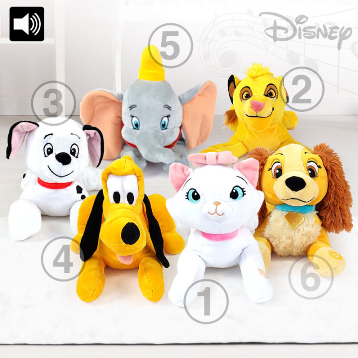 DISNEY CLASSICS PLIŠANE ŽIVOTINJE SA ZVUKOM 30 CM