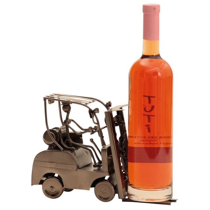 STALAK ZA BUTELJU VINA METALNI - VILIČAR 25 CM