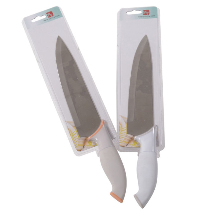 NOŽ KUHINJSKI CHEF 30 CM 1,8 MM S RUBOM DRŠKE U BOJI