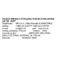 SVIJEĆA MIRISNA U STAKLENOJ POSUDI S POKLOPCEM