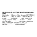 DEKORACIJA ZA BOR CVIJET MAGNOLIJA