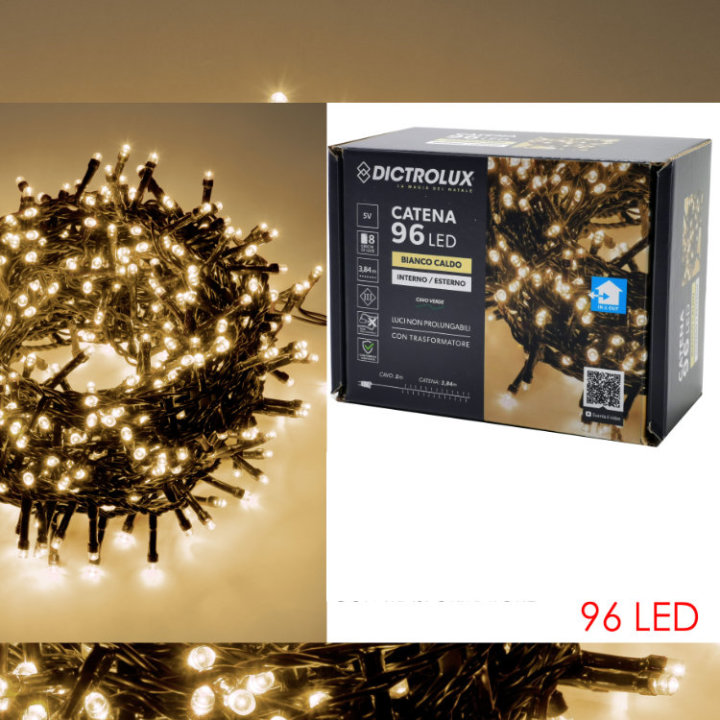 LED ŽARULJICE ZA BOR 96/1 TOPLO BIJELE S FUNKCIJAMA