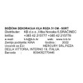 BOŽIĆNA DEKORACIJA VILA ROZA 51 CM
