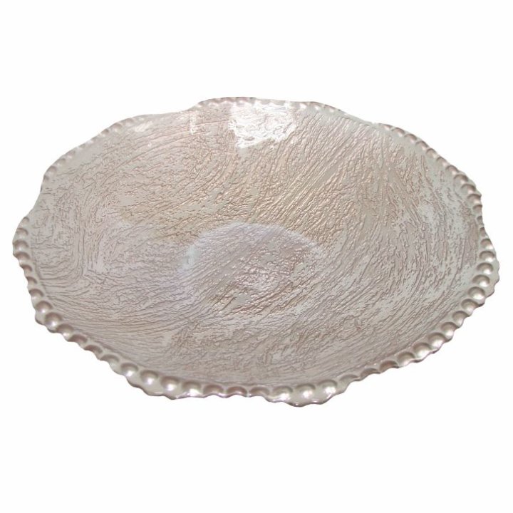 ZDJELA DEKORIRANA JOANNA 40 CM - ROZA METALIZIRANA KORA