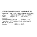 VAZA STAKLENA DEKORIRANA ACCADEMIA 24 CM