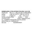 BOMBONJERA S POKLOPCEM STAKLENA