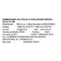 BOMBONJERA NA STALKU S POKLOPCEM VERONA
