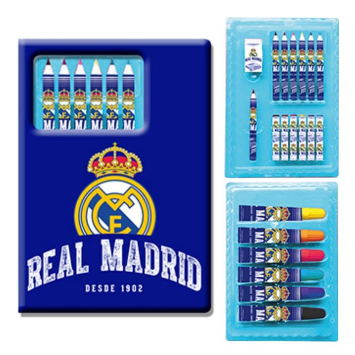 REAL MADRID PRIBOR ZA PISANJE I CRTANJE 20 DIJELNI