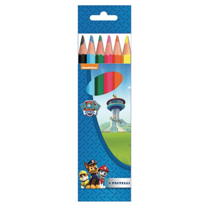 PAW PATROL BOJICE DRVENE 6/1 U KUTIJI 17,5 CM
