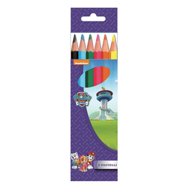 PAW PATROL BOJICE DRVENE 6/1 U KUTIJI 17,5 CM