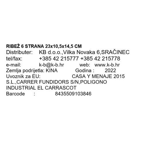 KUHINJSKO POMAGALO RIBEŽ 6 STRANA