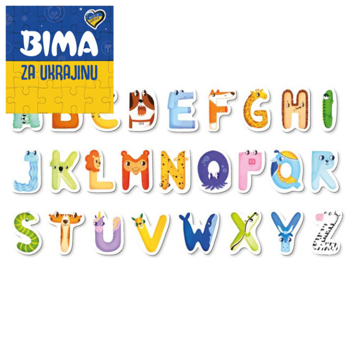 MAGNETNA SLOVA - ENGLESKA ABECEDA