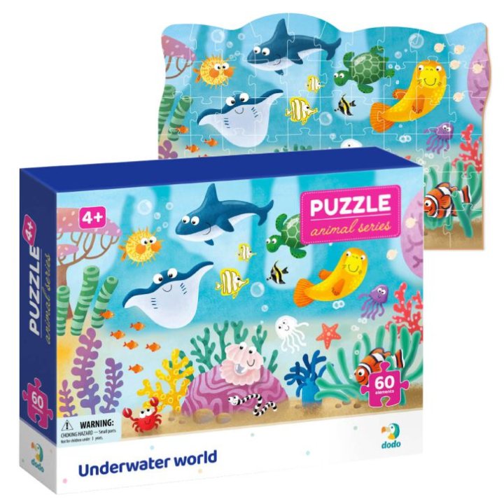PUZZLE 60 DIJELNE - MORSKE ŽIVOTINJE