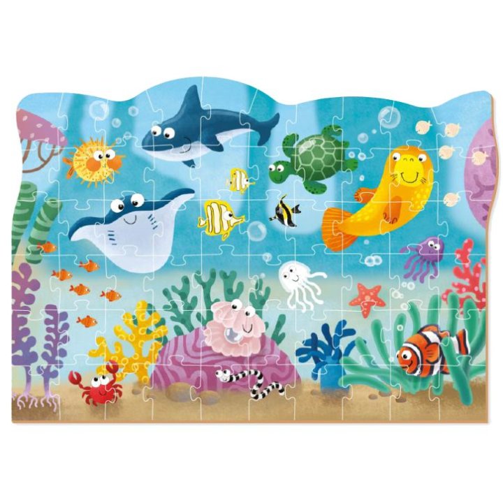 PUZZLE 60 DIJELNE - MORSKE ŽIVOTINJE