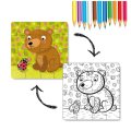 PUZZLE ZA BOJANJE 24 DIJELNE 2 u 1 - MEDO