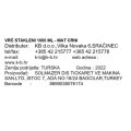VRČ STAKLENI 1000 ML - MAT CRNI