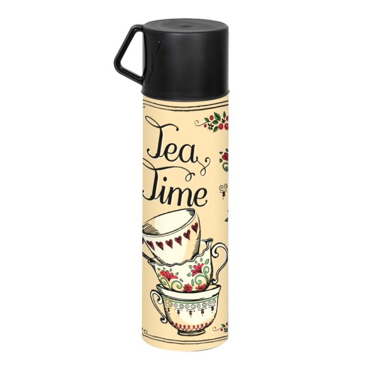 TERMOS BOCA VAKUUMSKA 410 ML S ŠALICOM - TEA TIME