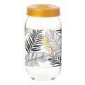 POSUDA ZA ZAČINE 1000 ML CRNO-ZLATNI LISTOVI
