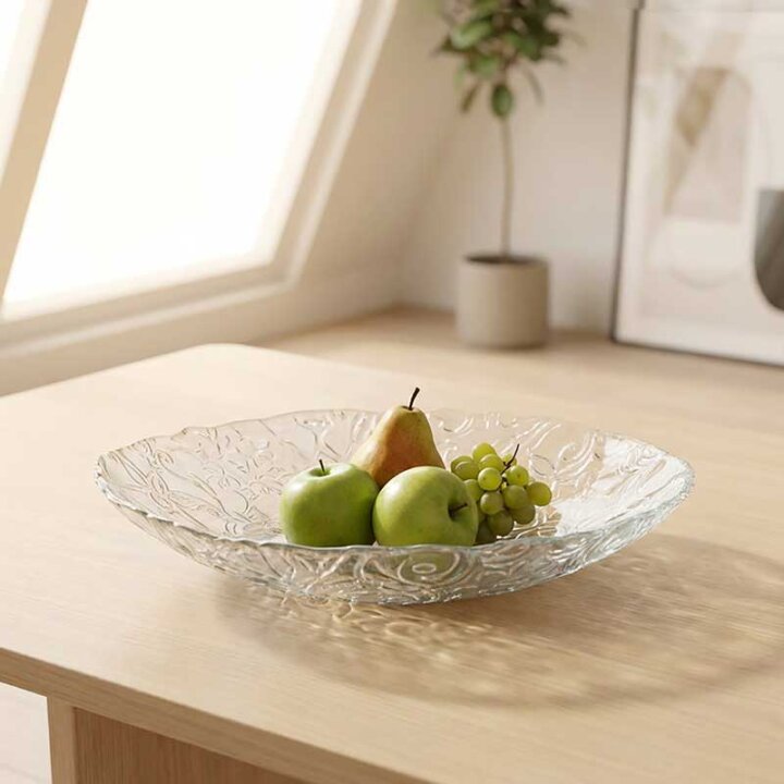 ZDJELA STAKLENA DEKORIRANA IZNIK 40 CM